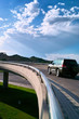 Car moving on elevated road