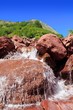Rodeno rocks waterfal Pyrenees Guarrinza Aiguestorte