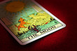 The moon tarot card