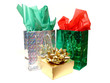 Group of shiny Christmas gifts Group of shiny Christmas gifts