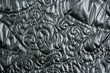 Fashion sewn nylon imitatingem bossed black