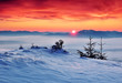 Winter landscape in mountains Winter landscape in mountains
