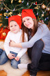 Mother and son at home Mother and son at home