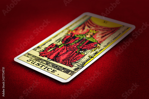 Photo: Justice tarot card Justice tarot card