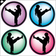 MARTIAL ARTS SIMBOL,LOGO.Vector