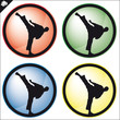 MARTIAL ARTS SIMBOL,LOGO.Vector