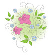 Floral design. Vector illustration Floral design. Vector illustration