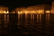 Saint Peter's square at night