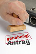 Antrag genehmigt