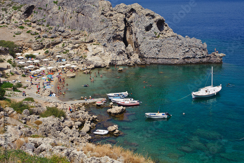 Foto: Apostel-Paulus-Bucht bei Lindos Apostel-Paulus-Bucht bei Lindos