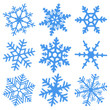 Schneeflocken Vector