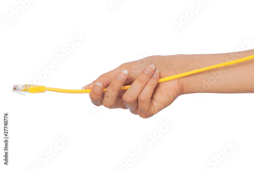 Photo: LAN cords LAN cords
