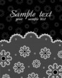 Lace postcard (black & white #2) Lace postcard (black & white #2)