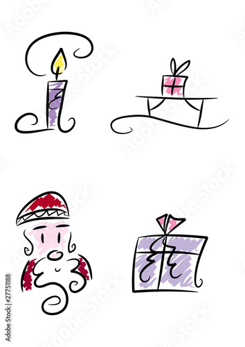 Clipart Weihnachten on Photo  Clipart Set  Weihnachten Und Nikolaustag    Michaela Steininger