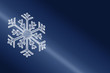 Eiskristall 3D als Symbol für Kälte, Kühlung oder Winter