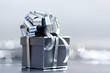 silver christmas gift
