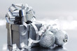 silver christmas gift