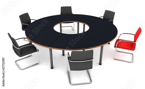 Illustration: Bürotisch Bürotisch