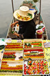 Native Thai style dessert in floating market, Thailand Native Thai style dessert in floating market, Thailand