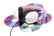 Photo: Headphones and CDs Headphones and CDs