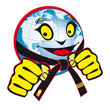 martial arts world cup, tournament. humor original sign, symbol martial arts world cup, tournament. humor original sign, symbol