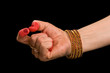 Trilinga hasta of indian dance Bharata Natyam