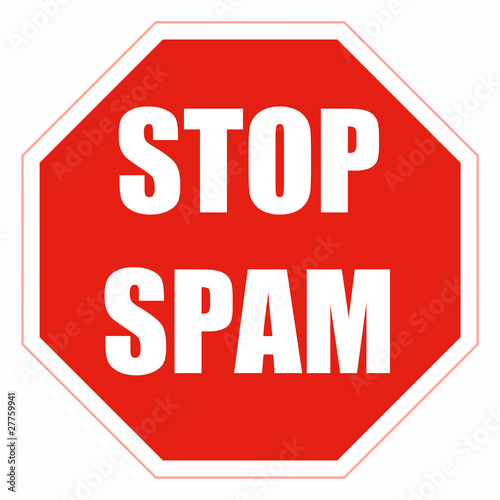 Illustration: Stop spam Stop spam