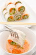 Vegetable rolls in Vietnamese style