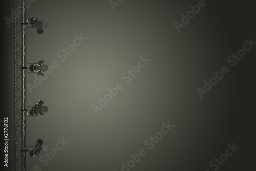 Photo: dark background with spot lights dark background with spot lights