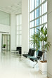Inside of modern office building