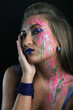 paint-stained