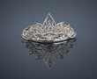 Tiara or diadem with reflection