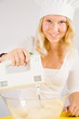 Foto: girl with mixer girl with mixer