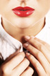 red lips