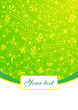green lace background
