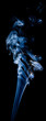 wisp of smoke on black;