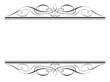 Vector calligraphy vignette penmanship decorative frame Vector calligraphy vignette penmanship decorative frame