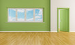 green empty room green empty room