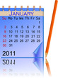 calendar-2011.-January