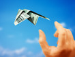 paper plane money