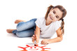 Painting a happy sun