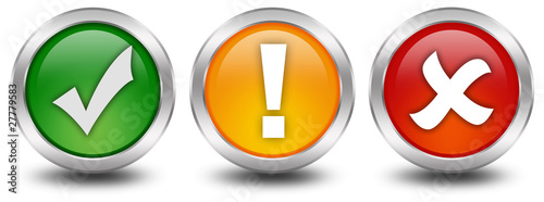 Illustration: Web security buttons Web security buttons