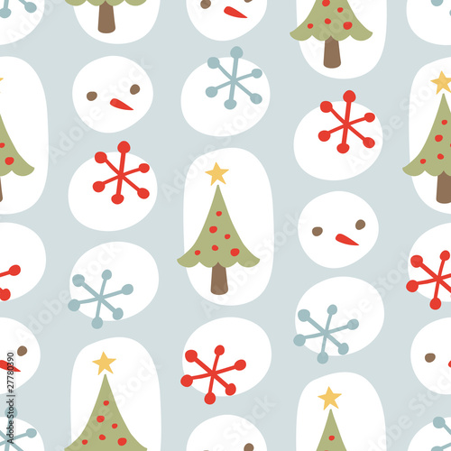 background patterns blue. Cute Christmas Seamless Background Pattern Blue