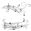 Melody on stave