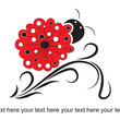 Cute ladybird background