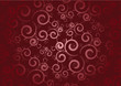 red curly background