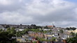 Houses on a hill in Cork city, Ireland, timelapse video
