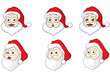 Vector: Santa Clause expression Santa Clause expression