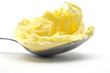 Margarine auf Löffel