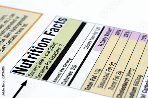 Photo: Nutrition facts Nutrition facts